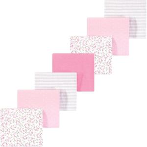 imageLuvable Friends Little Treasure Flannel Receiving Blankets 7pkBlossom Pink
