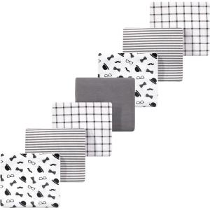 imageLuvable Friends Little Treasure Flannel Receiving Blankets 7pkDapper Lad