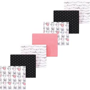 imageLuvable Friends Little Treasure Flannel Receiving Blankets 7pkPup Bonjour