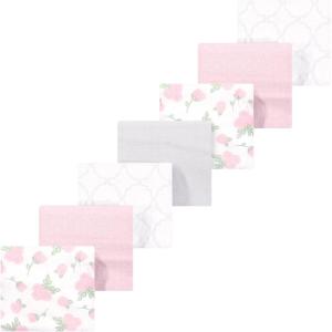imageLuvable Friends Little Treasure Flannel Receiving Blankets 7pkRosy Bloom