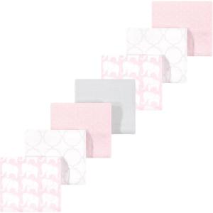 imageLuvable Friends Little Treasure Flannel Receiving Blankets 7pkSweet Elephant