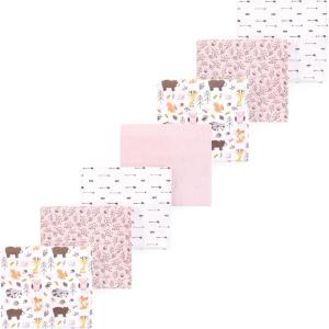 imageLuvable Friends Little Treasure Flannel Receiving Blankets 7pkSweet Woods