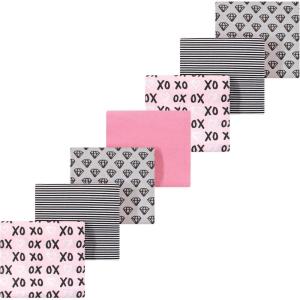 imageLuvable Friends Little Treasure Flannel Receiving Blankets 7pkSweetheart Kisses