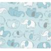 imageLuvable Friends Little Treasure Flannel Receiving Blankets 4pkBlue Elephant Journey