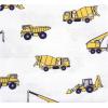 imageLuvable Friends Little Treasure Flannel Receiving Blankets 4pkBulldozer