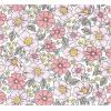 imageLuvable Friends Little Treasure Flannel Receiving Blankets 4pkPink Yellow Floral