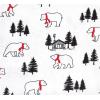imageLuvable Friends Little Treasure Flannel Receiving Blankets 4pkPlaid Bear