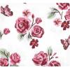 imageLuvable Friends Little Treasure Flannel Receiving Blankets 4pkRose Garden