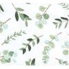 imageLuvable Friends Little Treasure Flannel Receiving Blankets 4pkSage Eucalyptus