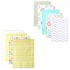Gray Chevron/Yellow Dots