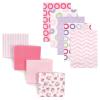 Pink Chevron/Garden