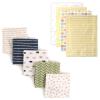 imageFlannel Receiving Blanket 9PackRhinoYellow Dots