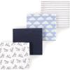 imageLuvable Friends Little Treasure Flannel Receiving Blankets 4pkAviator Plane