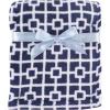 Navy Trellis