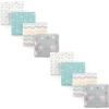 imageLuvable Friends Unisex Baby Cotton Flannel Receiving Blankets Basic Elephant 8Piece One SizeBasic Elephant 8piece