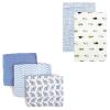 imageMuslin Swaddle Blanket 5PackTurtlesBlue Elephant