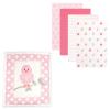 imagePlush Blanket with Sherpa Back ampamp Flannel Blanket 4PackBirdBirdies