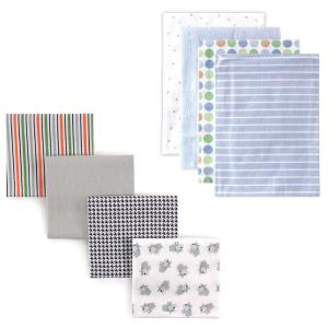 imageFlannel Receiving Blanket 8PackBlue DotsDog