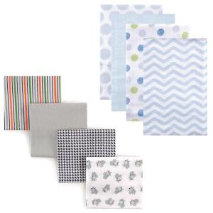 imageFlannel Receiving Blanket 8PackBoy ChevronDog