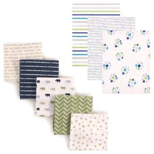 imageFlannel Receiving Blanket 8PackBoy PawsRhino