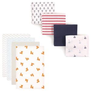 imageFlannel Receiving Blanket 8PackFoxSailboats