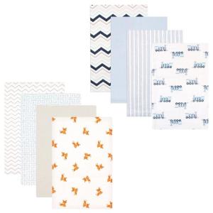 imageFlannel Receiving Blanket 8PackFoxTrains