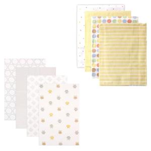 imageFlannel Receiving Blanket 8PackYellow DotsOwls