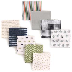 imageFlannel Receiving Blanket 9PackRhinoDogs