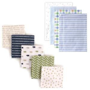 imageFlannel Receiving Blanket 9PackRhinoDots