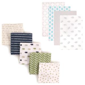 imageFlannel Receiving Blanket 9PackRhinoElephant