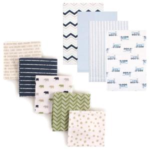 imageFlannel Receiving Blanket 9PackRhinoTrains