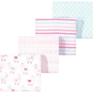 imageLuvable Friends Little Treasure Flannel Receiving Blankets 4pkSweet Llama