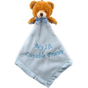 imageLuvable Friends My First Bear Security Blanket  BlueBlue