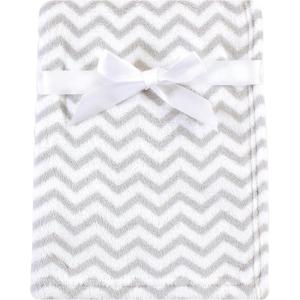 imageLuvable Friends Unisex Baby Coral Fleece Blanket Gray Plaid One SizeGray Chevron