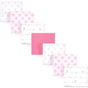imageLuvable Friends Unisex Baby Cotton Flannel Receiving Blankets Rainbow 7Pack One SizeBird 7pack