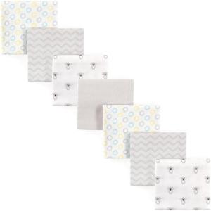 imageLuvable Friends Unisex Baby Cotton Flannel Receiving Blankets Rainbow 7Pack One SizeKoala 7pack
