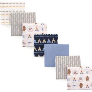 imageLuvable Friends Unisex Baby Cotton Flannel Receiving Blankets Rainbow 7Pack One SizeTribe 7pack
