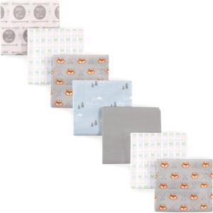 imageLuvable Friends Unisex Baby Cotton Flannel Receiving Blankets Rainbow 7Pack One SizeWild  Free