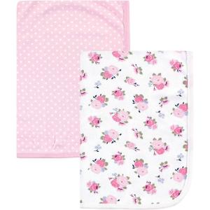 imageLuvable Friends Unisex Baby Cotton Swaddle Blanket Floral One SizeFloral