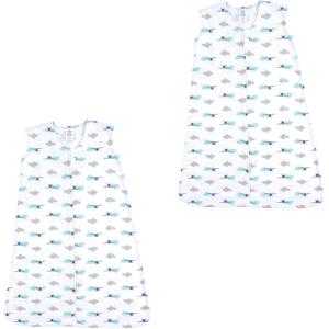 imageLuvable Friends Unisex Baby Sleeveless Jersey Cotton Sleeping Bag Sack BlanketAirplane Jersey 2pack