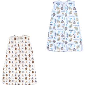 imageLuvable Friends Unisex Baby Sleeveless Jersey Cotton Sleeping Bag Sack BlanketBe Brave Boy Jungle Jersey 2pack