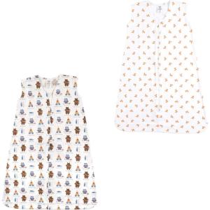 imageLuvable Friends Unisex Baby Sleeveless Jersey Cotton Sleeping Bag Sack BlanketBe Brave Fox Jersey 2pack