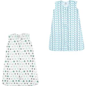 imageLuvable Friends Unisex Baby Sleeveless Jersey Cotton Sleeping Bag Sack BlanketElephants Sheep Jersey 2pack