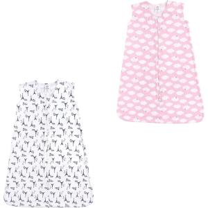 imageLuvable Friends Unisex Baby Sleeveless Jersey Cotton Sleeping Bag Sack BlanketFrench Poodle Clouds Jersey 2pack
