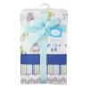 imageLuvable Friends Flannel Receiving Blankets Robot 4 Count