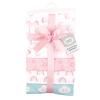 imageLuvable Friends Unisex Baby Cotton Flannel Receiving Blankets Basic Elephant 4Pack One SizeRainbow 4pack