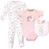 imageLuvable Friends BabySleep and Play Bodysuit and BibUnicorn