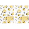 imageLuvable Friends Unisex Baby Plush Blanket with Sherpa Back Neutral Safari One SizeYellow Floral