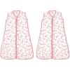 imageLuvable Friends Unisex Baby Sleeveless Muslin Cotton Sleeping Bag Sack Blanket Rainbow Muslin 06 Months