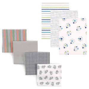 imageFlannel Receiving Blanket 7PackBoy PawsDog